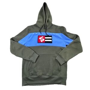 SouthPole Hoodie Size Men's‎ Medium Green Blue Skater Grunge Pullover Y2K